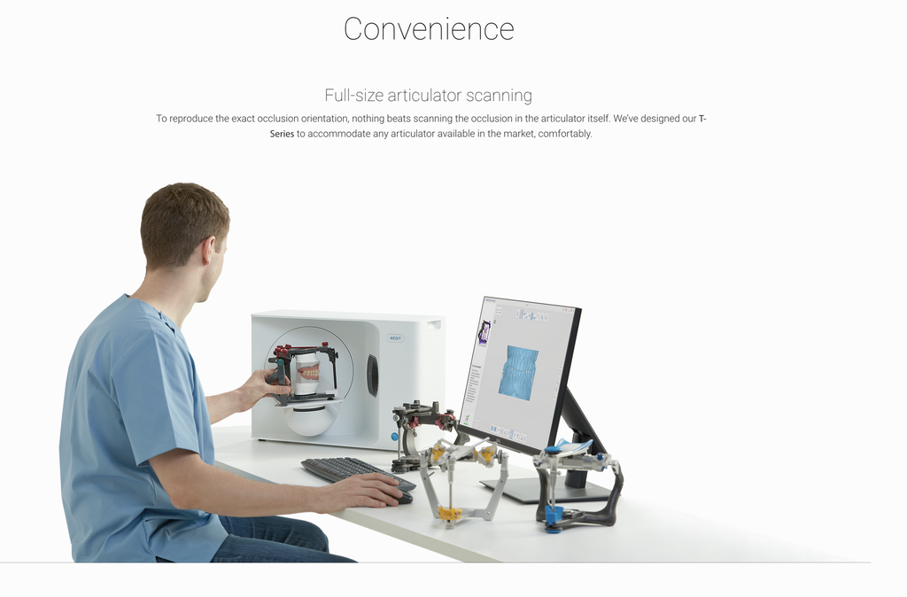 Scanner digital Laboratorio T710 Medit Biotech Chile